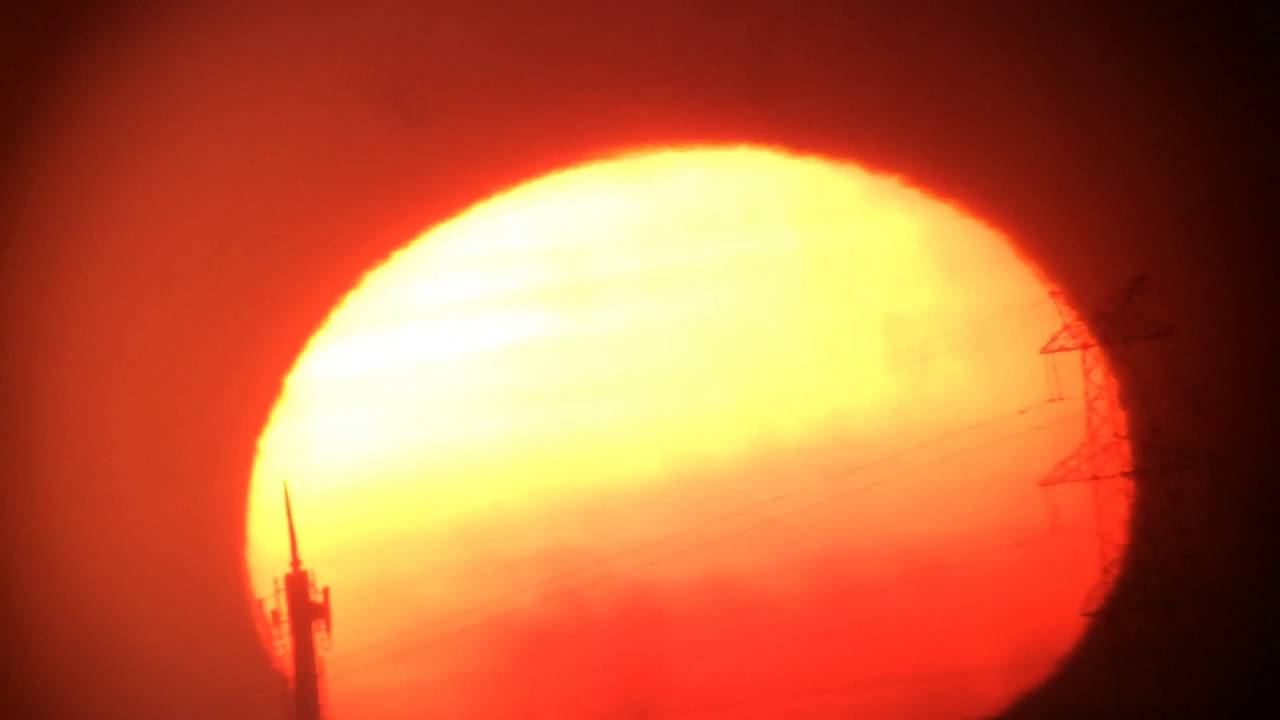 See sun through telescope