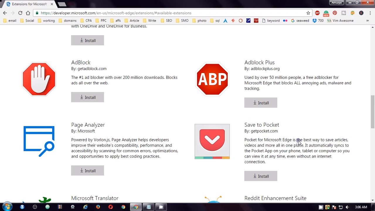 Adblocker extension