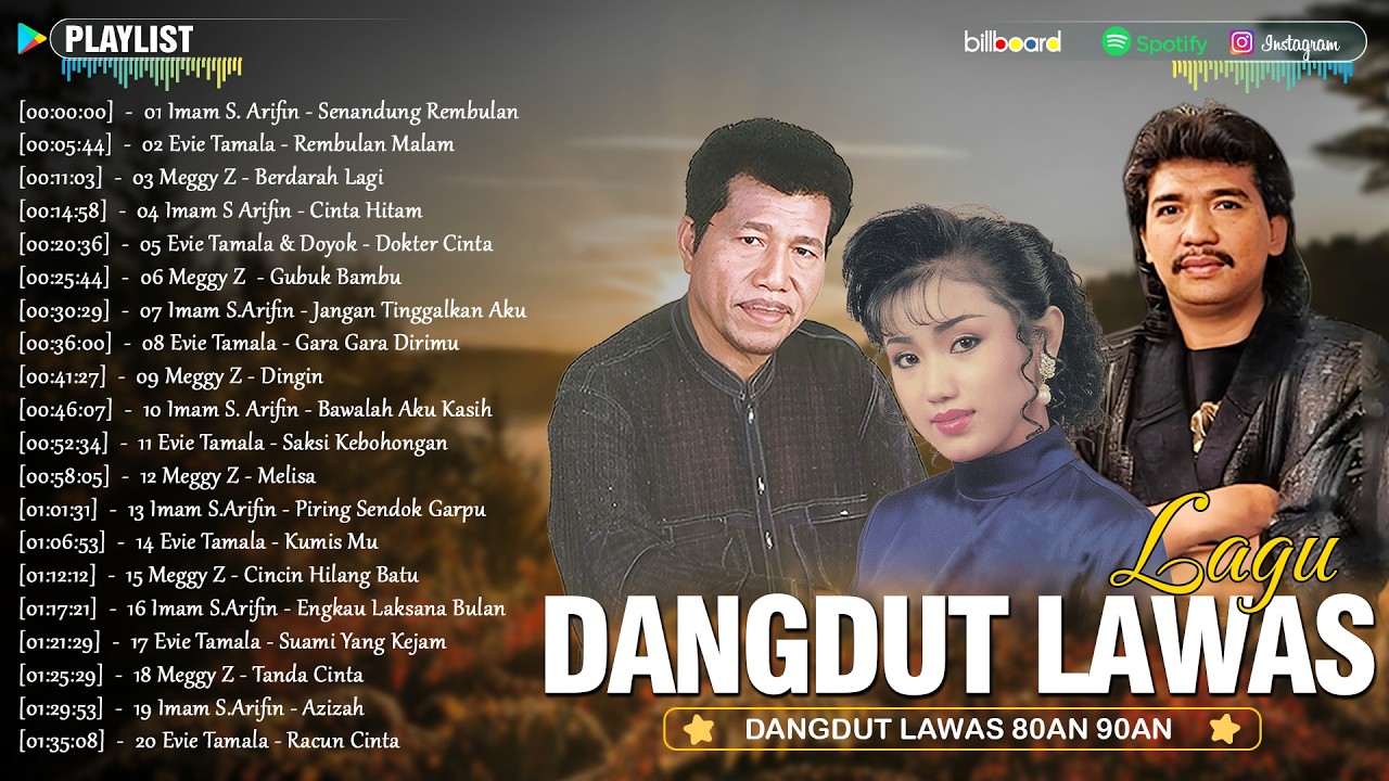 Lagu Dangdut Lawas Original Pilihan Terbaik 🌷 Imam S Arifin, Evie Tamala, Meggy Z