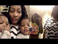 Erica Dixon Questions Emanii About Boys During Mommy Duty!