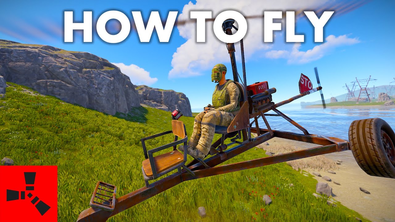 How to fly the Minicopter & Scrap Transport Helicopter in Rust ...
