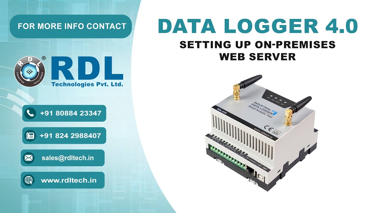 Setting Up On-premises Web Server - Data Logger #industry4_0 - YouTube