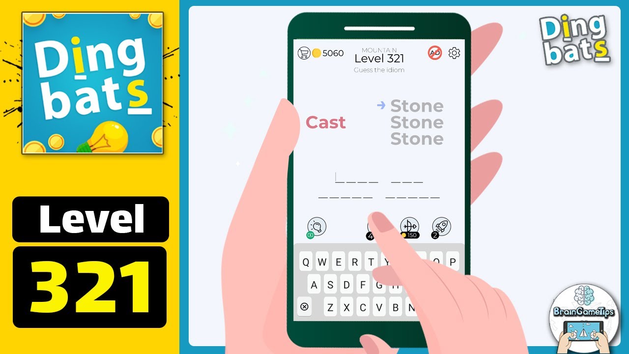 Dingbats - Word Games & Trivia - Level 321 Cast Stone Answer