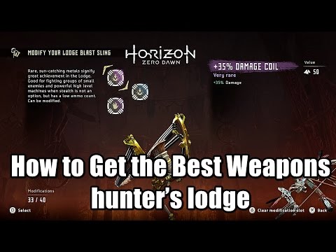 How to Get the Best Weapons in Horizon Zero Dawn (Lodge)