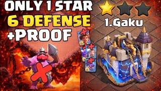 Best Only 1 Star Th18 War Base 2026 Defense Replay Proof Th18 Legend Base Clash Of Clans 39
