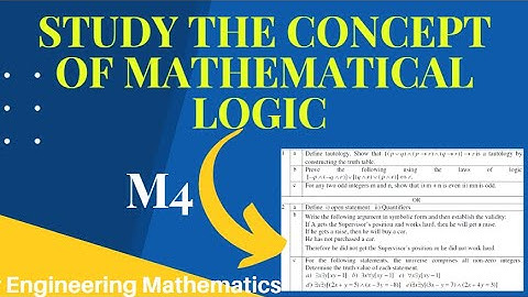 COMPLETE SOLUTION OF MATHEMATICAL LOGIC |  BCS405A |  SOLVED VTU MQP SET-2 (21MATCS41) | Module 1