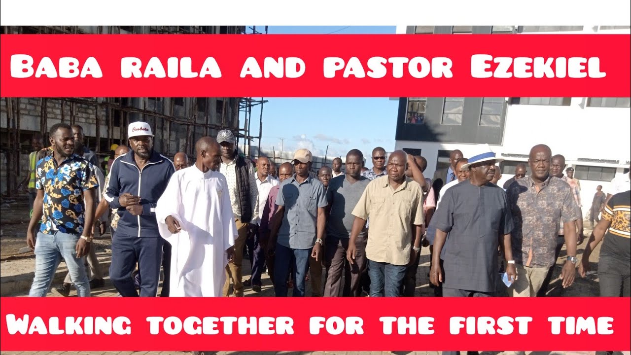 BABA RAILA AND PASTOR EZEKIEL /walking together for the first time 😊😊 ...
