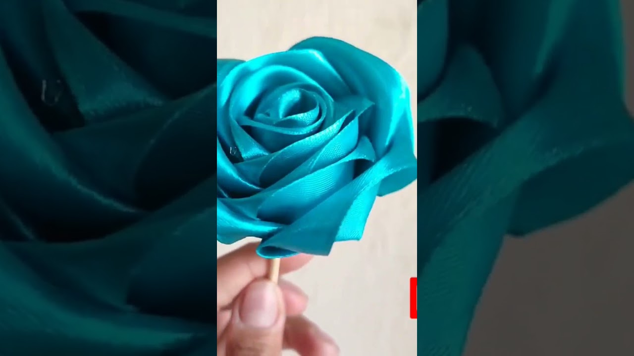 Cómo Hacer Rosa Eterna PERFECTA de Listón/Organza🌹/Dia de las MADRES🥰/  Increible truco de PETALOS😲 