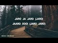 Zuchu Jaro Lyrics Video