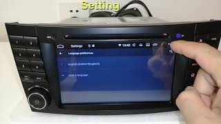 Android 9.0 Pie Car Radio for Benz W211(2002-2008)/W219(2004-2008)/W463(2001-2008) screenshot 4