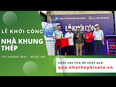 Khởi Công Nhà Khung Thép Tại Hoàng Mai Nghệ An - Tiết Kiệm Chi Phí Vật Liệu Xây Dựng