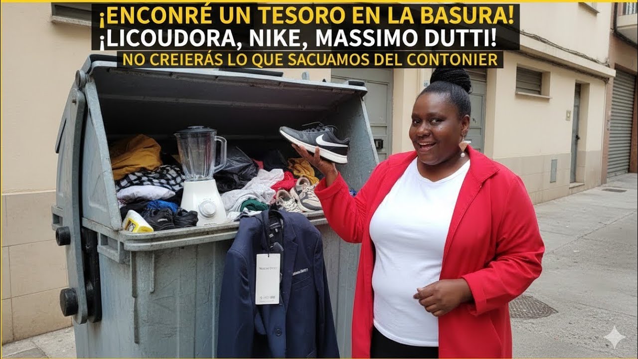 TESOROS EN LA BASURA ROPAS DE MARCAD MASSIMO DUTTI, NIKE LICUADORA, 