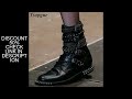 Stylish Black Mid Calf Rivet Buckle Strap Boots Flat With Women Shoes Cross Tied Round Toe 2024 Fash