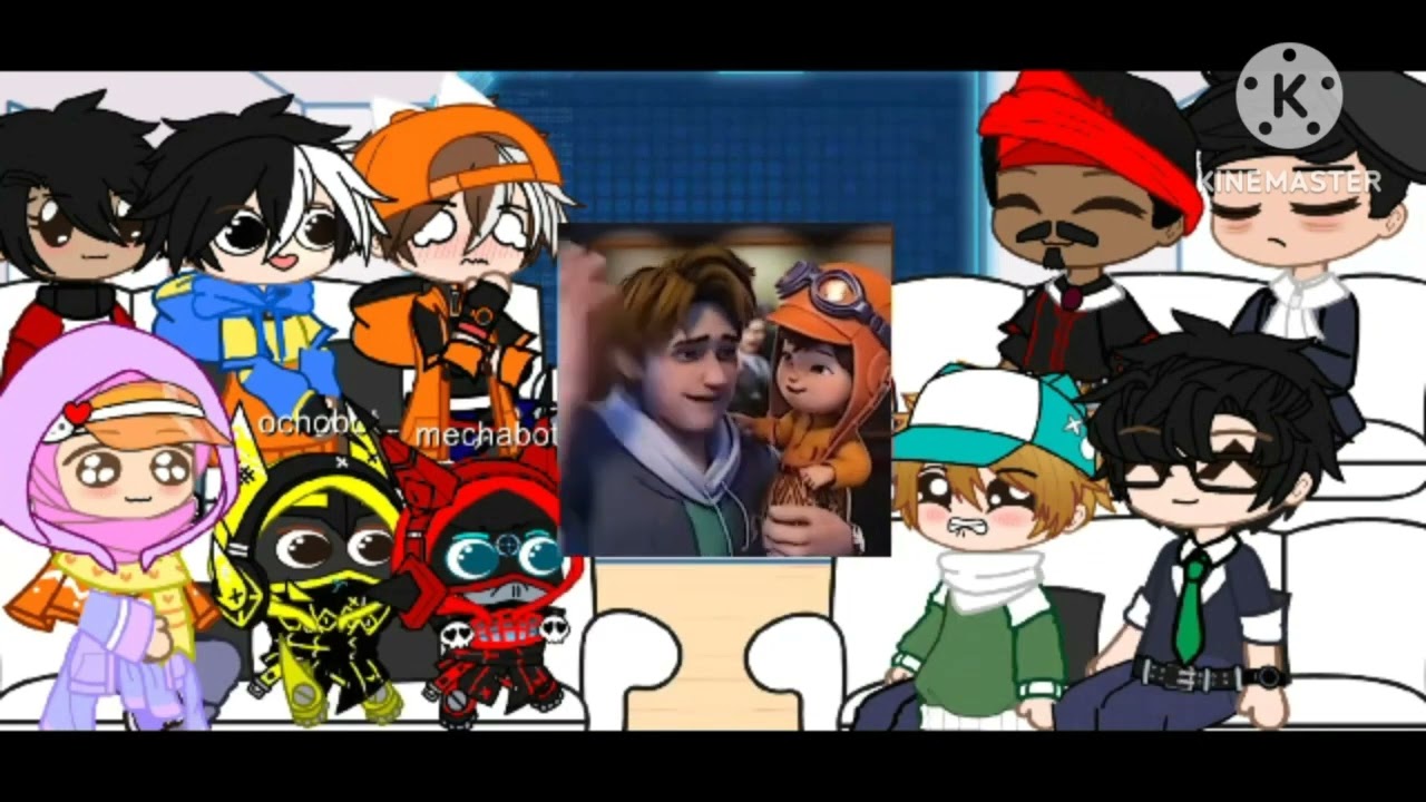🌌Mechamato+ BoBoiBoy and ochobot+trio Maskmana react to Mechamato the movie 🎥🍿 ( last part ,short) 🌌