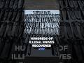 650 ZOMBIE KNIVES Seized Before They Reached London’s Streets
