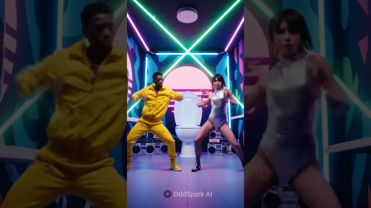 Skibidi Toilet: Retro 80s Dance Time Machine 