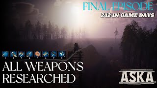 Final Episode – 242 Days in ASKA: Deeds, Ancient Weapons & The End | No Commentary