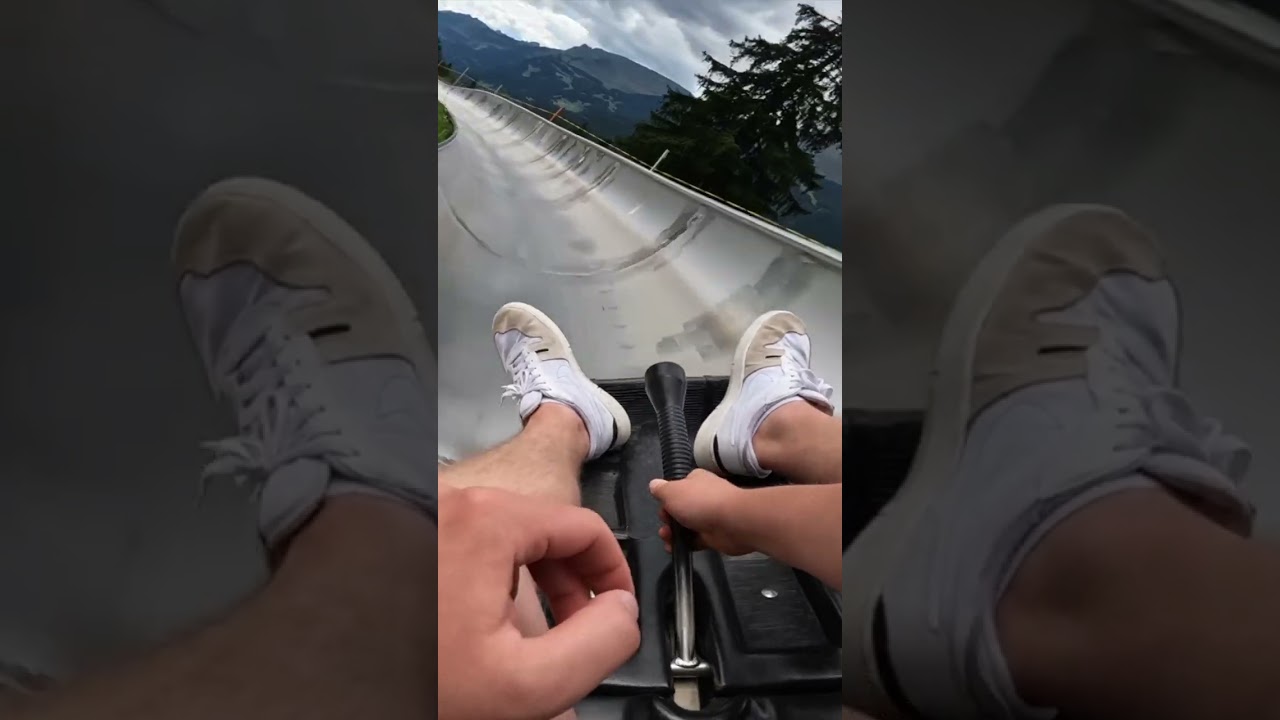 This thing is SO FAST! - Grindewald Rodelbahn