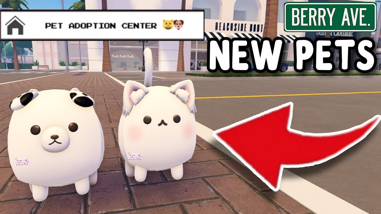 *NEW* PETS IN BERRY AVENUE HOW TO GET THEM 🐶🐱 - YouTube
