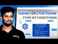 Dotnet C# free course 2026 | Ep 16| C# Type Of Functions in Tamil