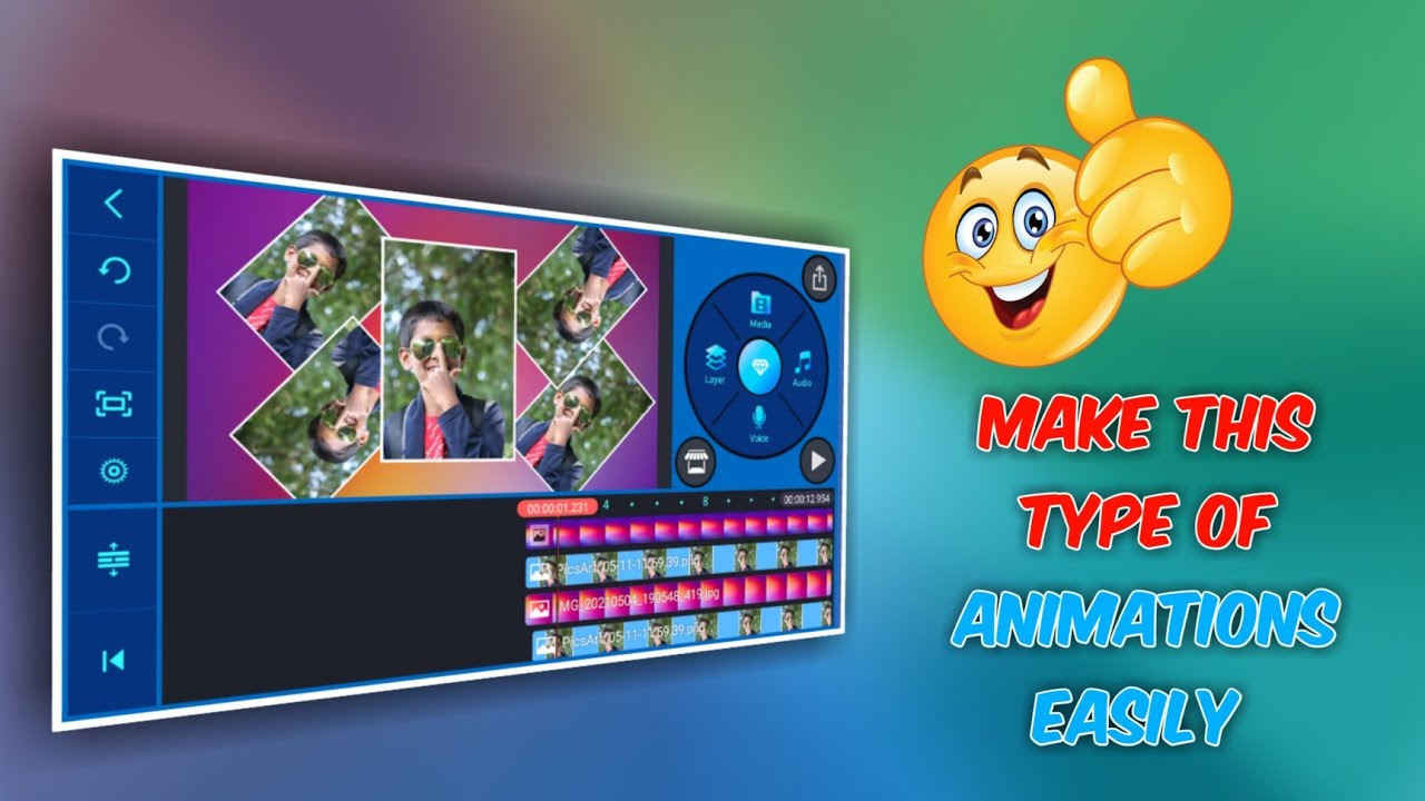 Kinemaster New Animation Tutorial ll Trending way & simple ll 