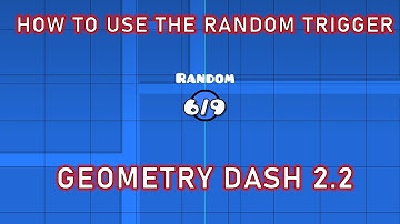 (2.2) How To Use The RANDOM Trigger in Geometry Dash!