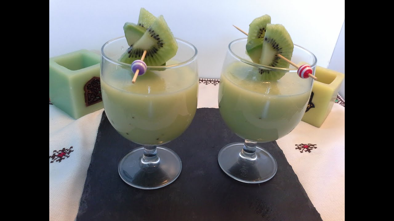 عصير باللافوكادوا و الكيوي jus de l'avocat et kiwi
