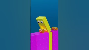 The Cube That Consumes All 😱 Cube Animation Loop #satisfying #animation #trending