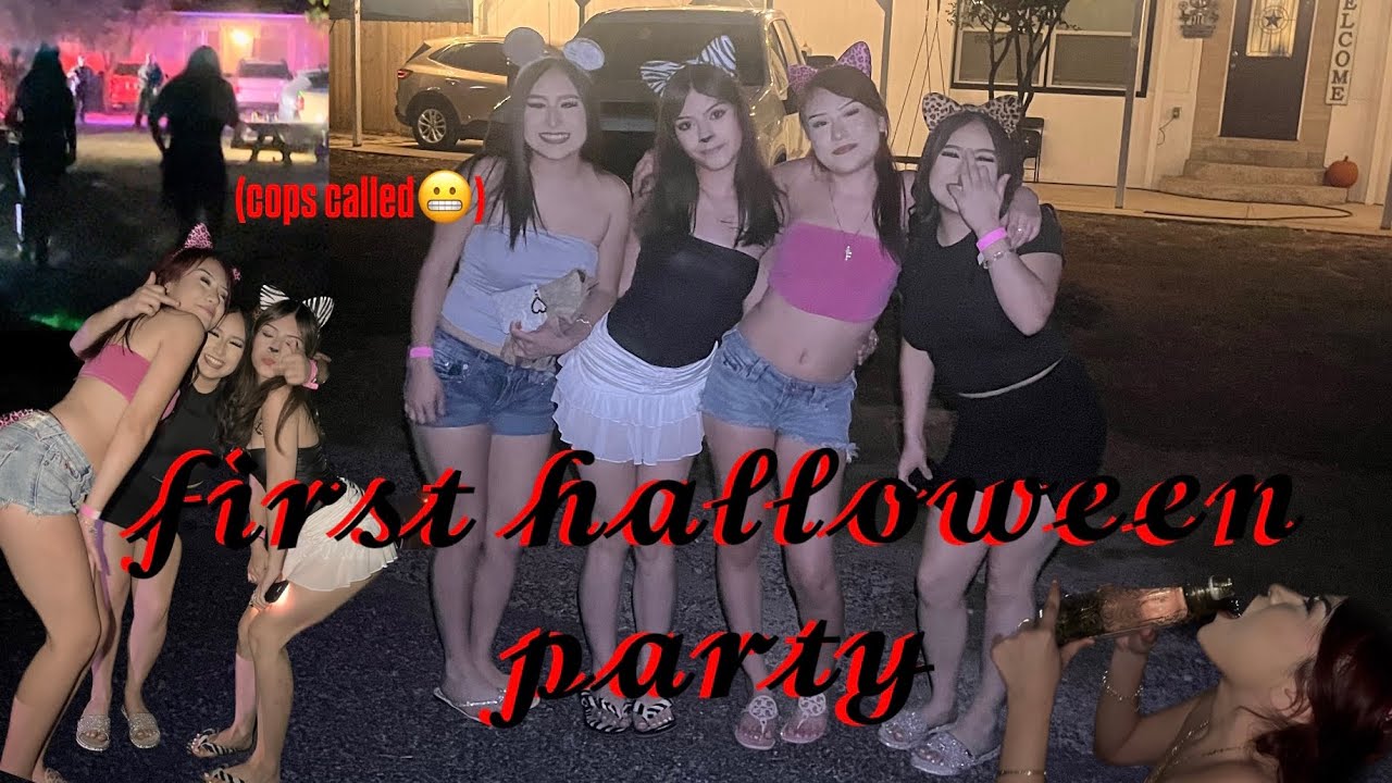 sneak out to a halloween party with me!