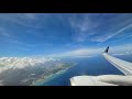 American Airlines Takeoff from Punta Cana ✈️ Stunning Caribbean coast, turquoise ocean & beach views