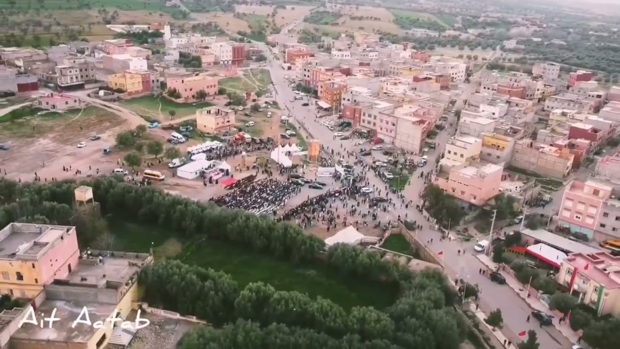 لقطات جوية بالدرون ل ايت اعتاب بجبال الاطلس بمناسبة مهرجان إثران الوطني للمسرح