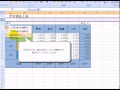 データ内容と書式設定8-2　 / エクセル2007(Excel2007)動画解説