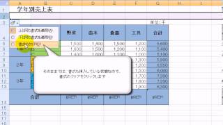 データ内容と書式設定8-2　 / エクセル2007(Excel2007)動画解説