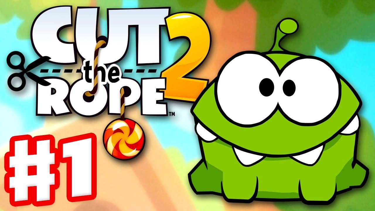 Cut the Rope 2 - Gameplay Walkthrough Part 1 - The Forest! 3 Stars! (iOS,  Android) 