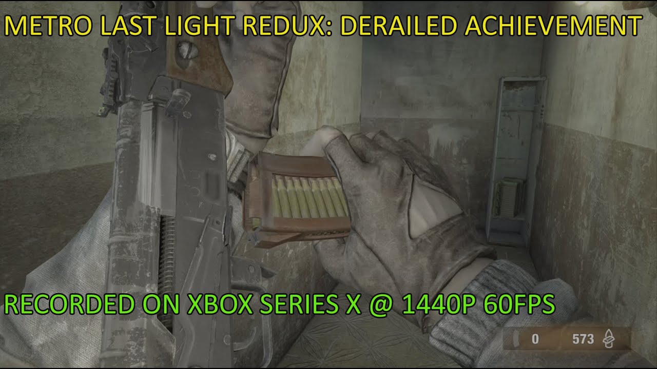 Metro Last Light Redux: Derailed Achievement (Xbox One/Series S/X)