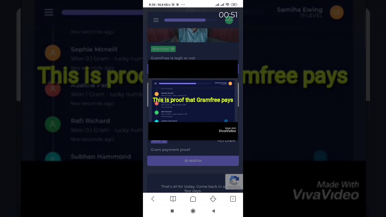 GRAMFREE ЗАРАБОТОК БЕЗ ВЛОЖЕНИЙ 1000$  ЗА МЕСЯЦ