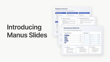 Introducing Manus Slides