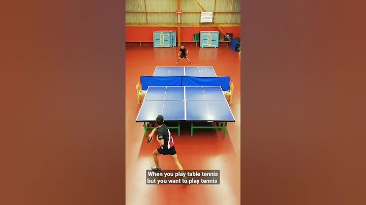 When you are table tennis players but you want to play tennis (with @tricks_shot_life3342) - DayDayNews