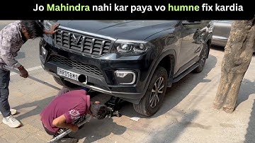 Scorpio-n Steering angle calibration & alignment problem issue resolved