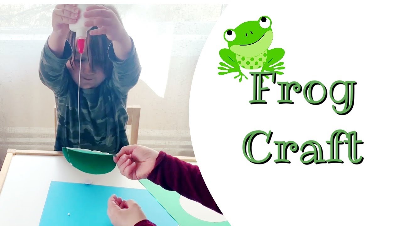 Simple Frog Craft For Toddlers | Crafts With Bojken