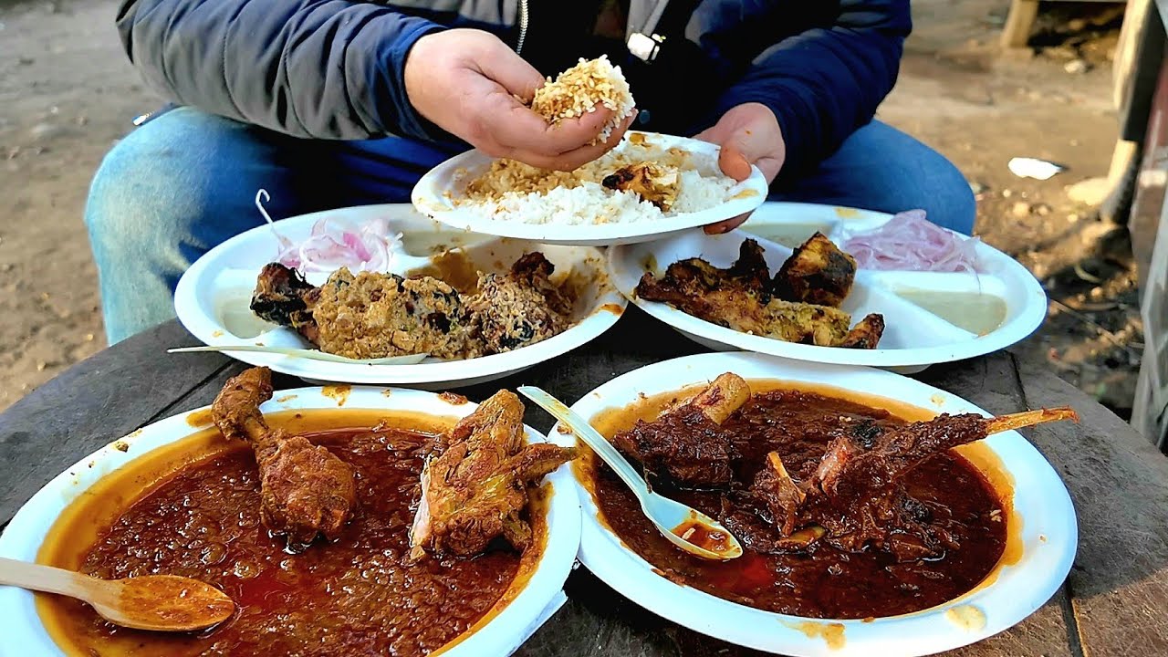 Sardar Ji Ka Meat Chawal Aur Barwa Tangdi Aur Banjara Chicken | Punjabi Grills | jammu food tour 