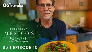 Exploring Mexico's Kitchen with Rick Bayless | S5E10 | Red Chile Adobo with Glazed Shrimp Rick Bayless Secret Weapons Red Chile Adobo Shrimp