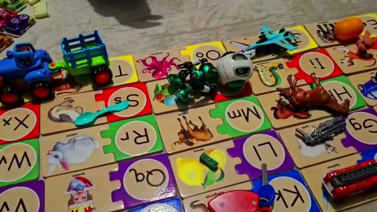 Alphabet Learning for Kids | ABC with Fun Objects | A to Z Learning Video