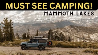 Must See Mammoth Lakes Camping In Our Tacoma!