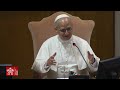 Audiencia a los superiores mayores de la Compañía de Jesús