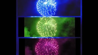 6 blue to green to magenta to strobe selfmade shell