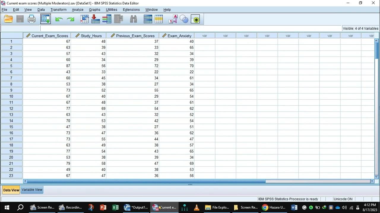 Mean Centering variables in SPSS YouTube
