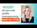 How CFOs can audit AI in ERP: VOGSY’s ISO 42001 approach