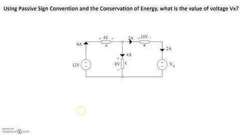 Example 2 Passive Sign Convention