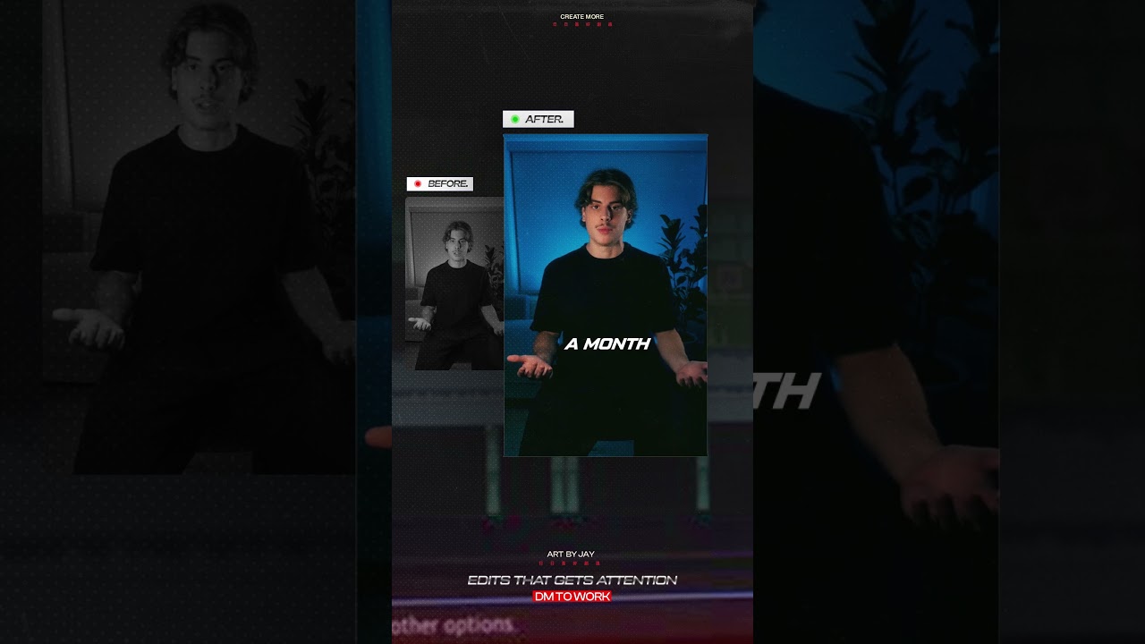 before vs after with sfx
